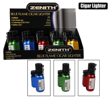 LIGHTER JET CIGAR REFILLABLE ASSTD