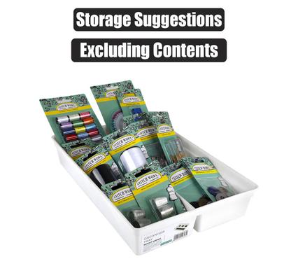 ORGANISER NON-SLIP 4-DIVISION 33x22x5cm