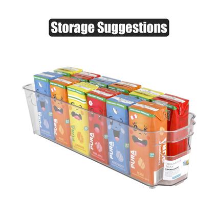 ORGANISER TRAY CLEAR 37x10x9cm