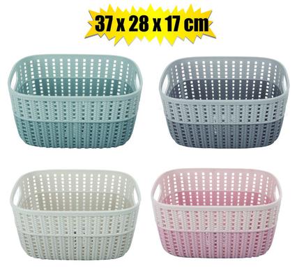 BASKET PL 2-TONE 15L 37x28x17cm