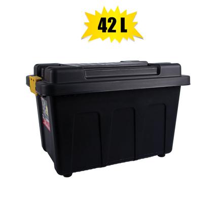 STORAGE BOX BLACK 42L