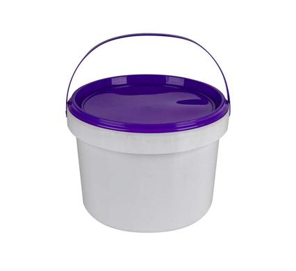 BUCKET PL 5L W/LID TRIPLE LOCK