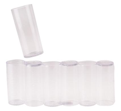 TUMBLER PL HI BALL CLEAR