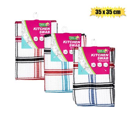 SWAB COTTON WAFFLE 35x35cm