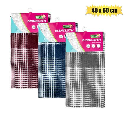 DISH CLOTH COTTON WOVEN 40x+60cm