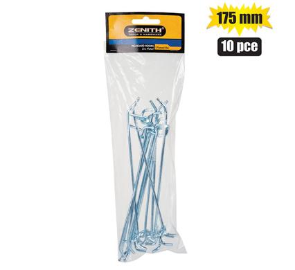 PEGBOARD-HOOKS SINGLE-PRONG 175mm PKT-10