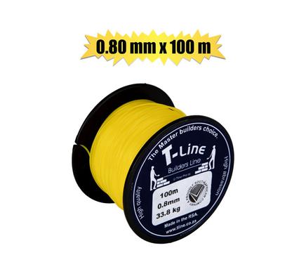 BUILDERS-LINE NYLON 33.80kg 0.80mmx100m
