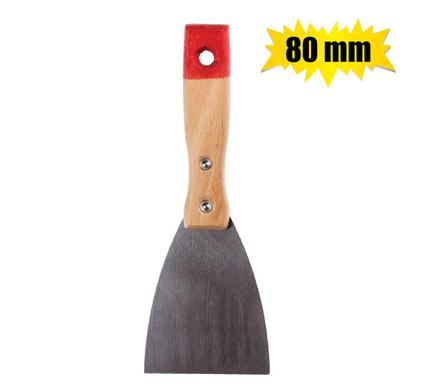 SCRAPER PAINT WOODEN HANDLE 80mm