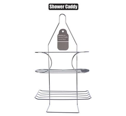 SHOWER CADDY CHROME 2xSHELVES