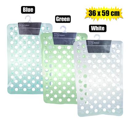 BATHMAT SILICONE ASSTD COLOURS 36x59cm