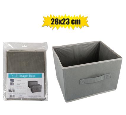 STORAGE BOX NON-WOVEN 28x23cm COLAPSIBLE