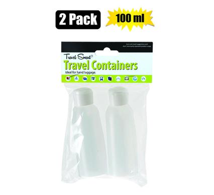 TRAVEL BOTTLES 2-PACK 100ml