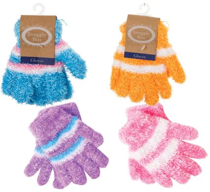 GLOVES TODDLER PLAIN ASSORTED COLOURS