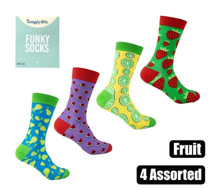 SOCKS UNISEX FRUIT DESIGNS