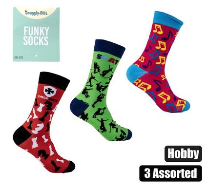 SOCKS UNISEX HOBBY DESIGNS