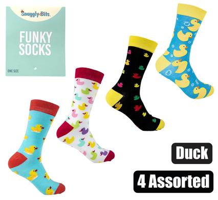 SOCKS UNISEX DUCK DESIGNS