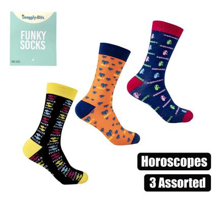 SOCKS UNISEX ZODIAC AQUARIS/PISCES/ARIES