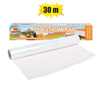 DISPOSABLE ROLL PLASTIC WRAP 30cmx30m