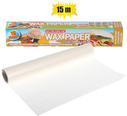 DISPOSABLE ROLL WAX PAPER 30cmx15m