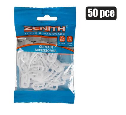 CURTAIN HOOKS ACETYL R6 PACK-50 ZENITH
