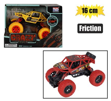 VEHICLE JEEP MONSTER FRICTION P/B 16cm