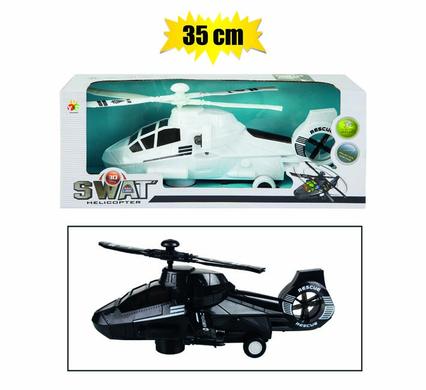 BATTERY OPERATED HELICOPTER W/SOUND 35cm