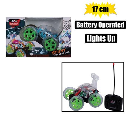 BATTERY OPERATED RC STUNT CAR GRAFF 17cm