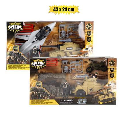 BOYS PLAYSET COMBAT 43x24cm 5x12cm