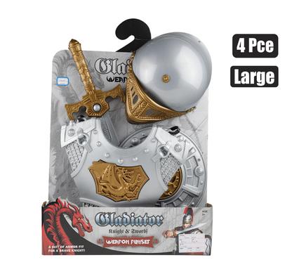 BOYS PLAYSET SWORD ROMAN GLADIATOR SET