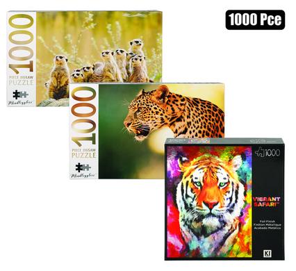 PUZZLE JIGSAW ANIMAL 1000PC