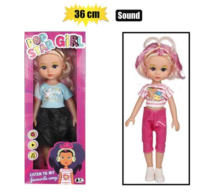 DOLL TODDLER WITH SOUND 36cm
