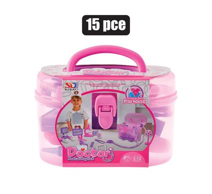 PLAY-SET DOCTOR SET W/CASE 15PCS