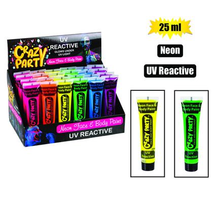 DRESS UP FACE PAINT NEON 25ml