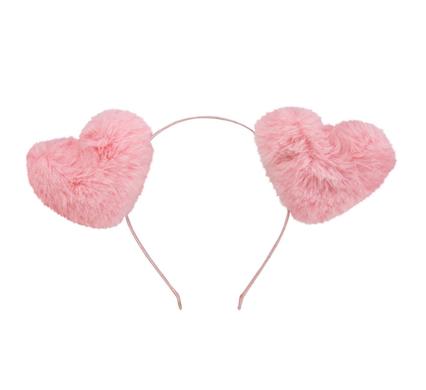 DRESS UP HEART PLUSH HEADBAND
