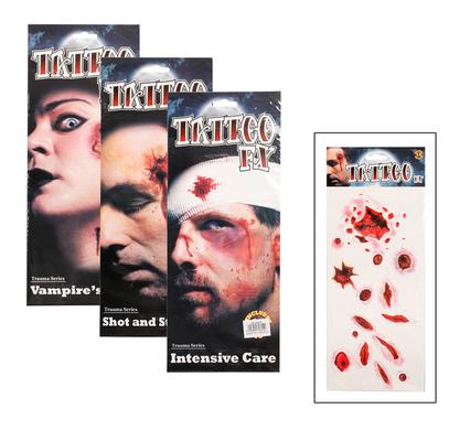 DRESS UP TATTOO INJURIES ASSTD