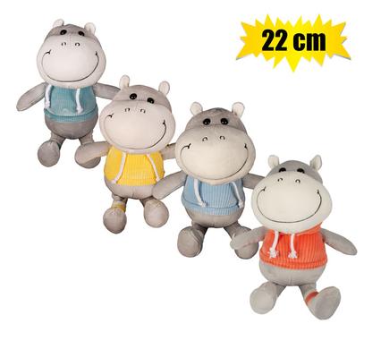 PLUSH WILD HIPPO 22cm
