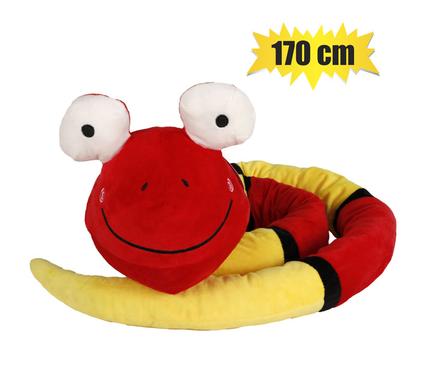 PLUSH SNAKE ANIMATED BIG EYES 170cm