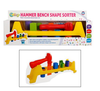 BABY TOY EDU PLAY/LEARN HAMMER BENCH