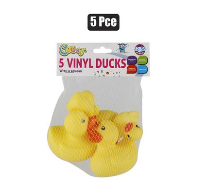 BABY VINYL DUCK SET, 5pc