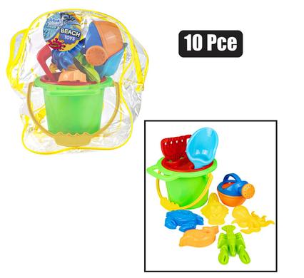 BEACH-SET IN BACKPACK 10PC