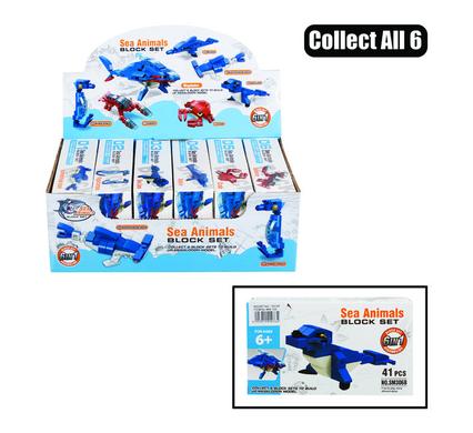 BUILDING BLOCKS MINI SEA ANIMAL IN PDQ