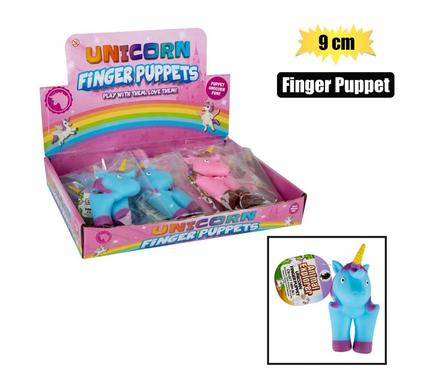 ANIMALS UNICORN FINGER PUPPET 9cm