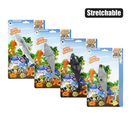 ANIMALS OCEAN STRETCH ASSTD 18-19cm