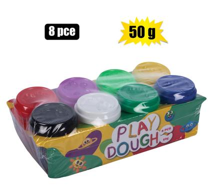 EDU PLAY DOUGH 50g 8PC
