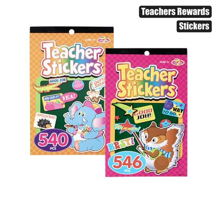 STICKER BOOK TEACHER REWARD ASSTD