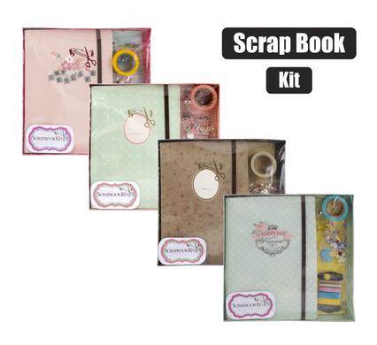 SCRAPBOOK KIT PRE DESIGN BOXED ASSTD