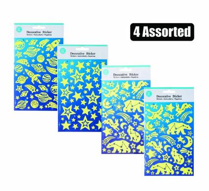 STICKER ROOM DECOR GLOW-IN-THE-DARK