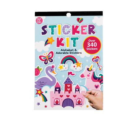 STICKER BOOK KIT UNICORN