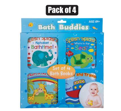 BOOK EDU BATH 4-PACK