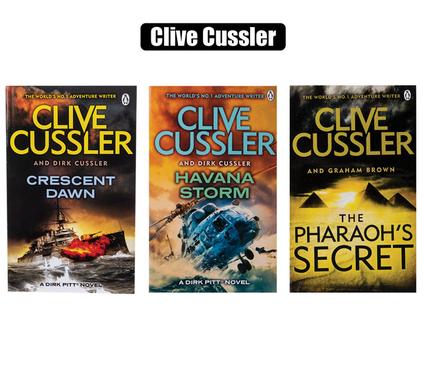 BOOK NOVEL A-FORMAT CLIVE CUSSLER ASSTD